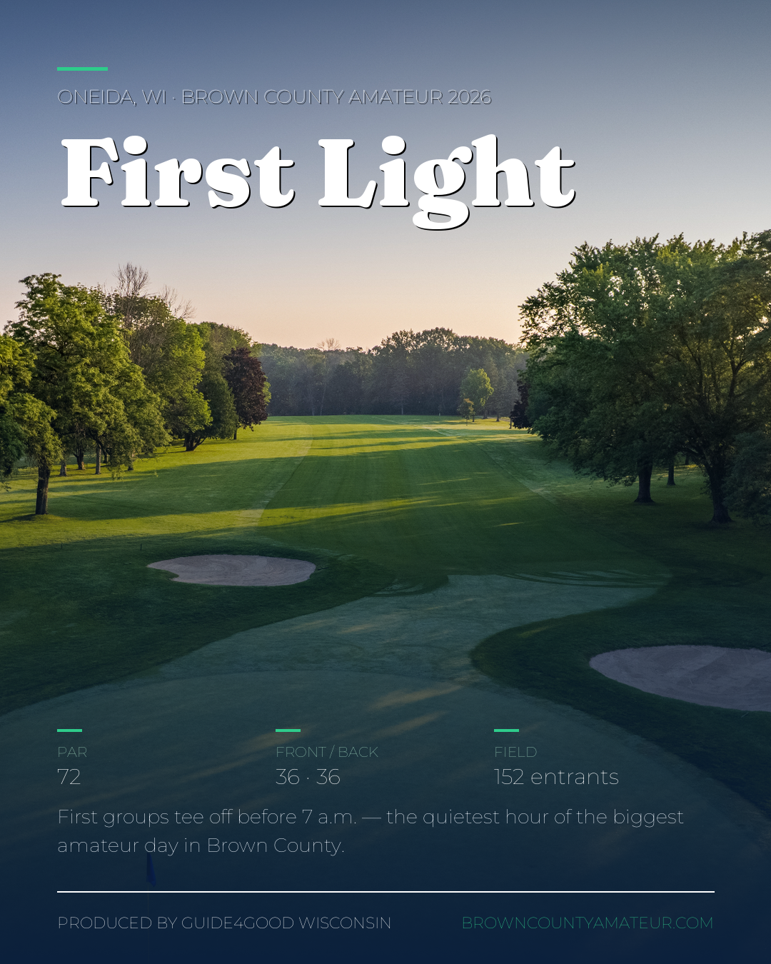 First Light — Fairway at Sunrise