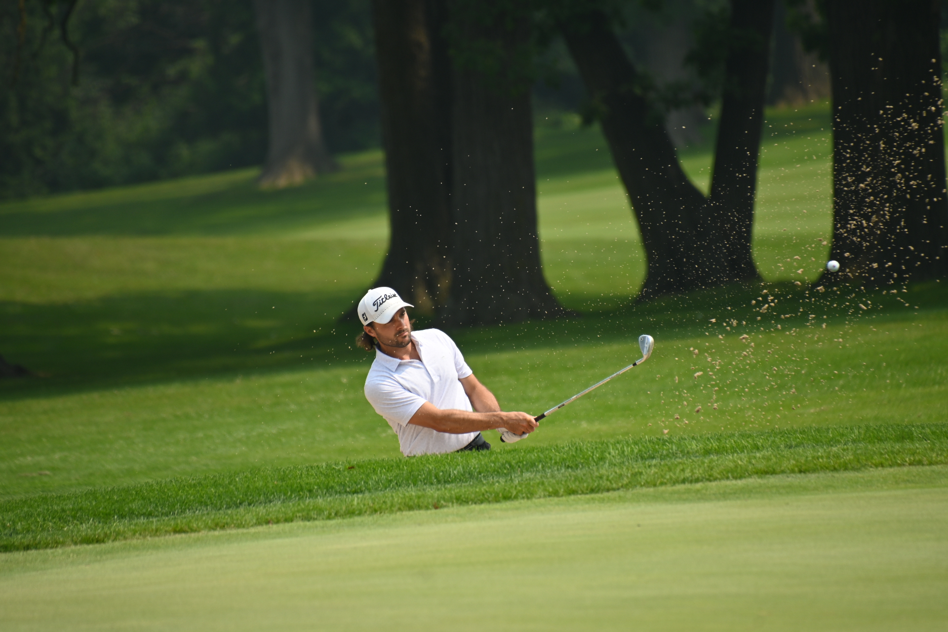 Bunker shot during the Brown County Amateur