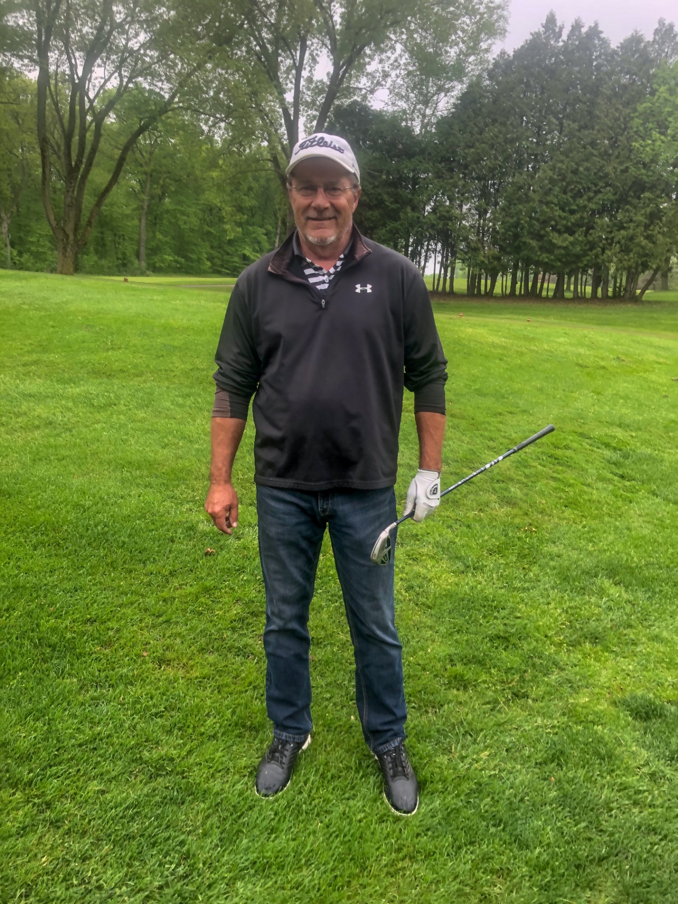 Jim 'Willy' Williquette on the course