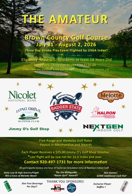 Brown County Amateur 2026 official tournament poster